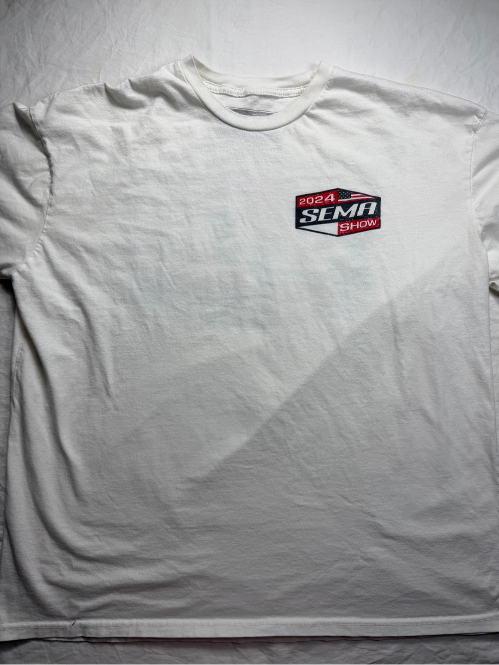 SEMA Show 2024 Men's White Logo T-Shirt